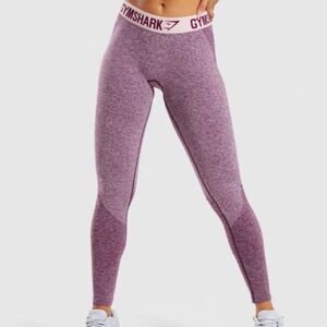 Gymshark Maroon Flex Low Rise Leggings